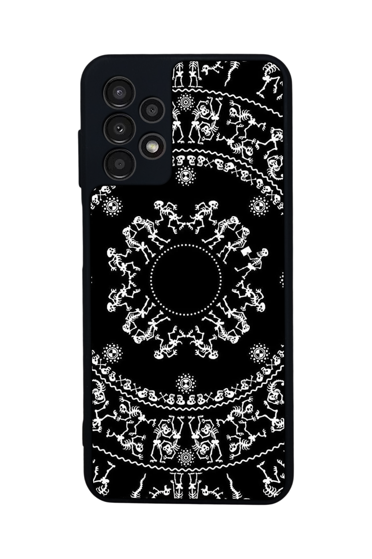Samsung Galaxy A23 Uyumlu Mandala Tasarımlı Glossy Premium Kılıf
