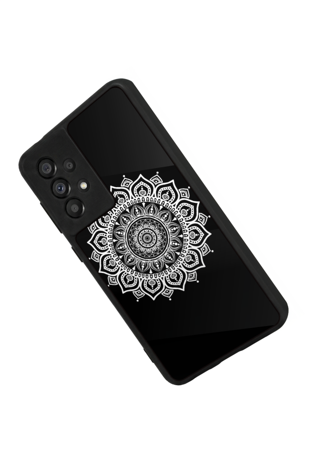 Samsung Galaxy A73 Uyumlu Mandala Tasarımlı Glossy Premium Kılıf