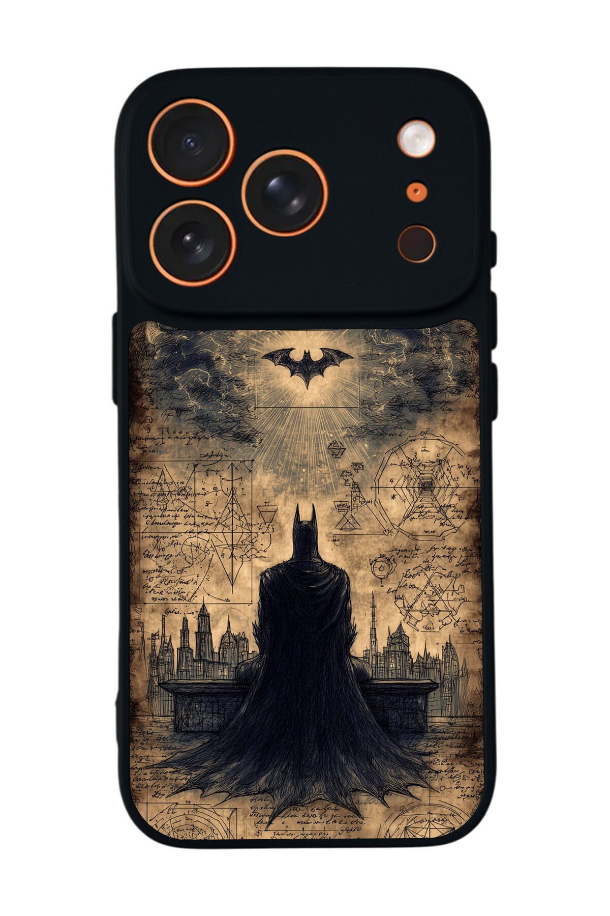 iPhone 17 Pro Uyumlu Batman Tasarımlı Glossy Premium Kılıf