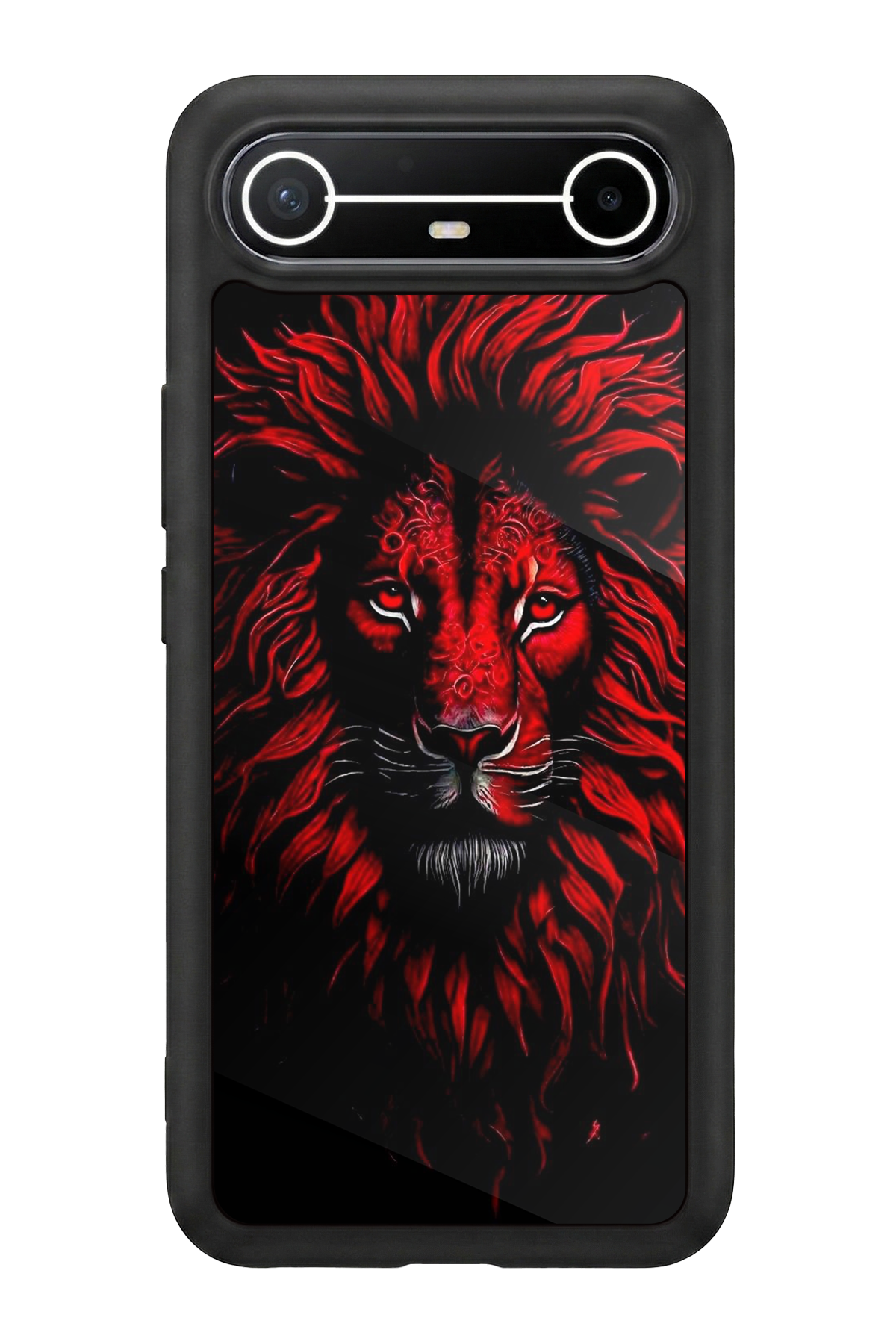 Tecno Spark Slim 5G Uyumlu Aslan Tasarımlı Glossy Premium Kılıf