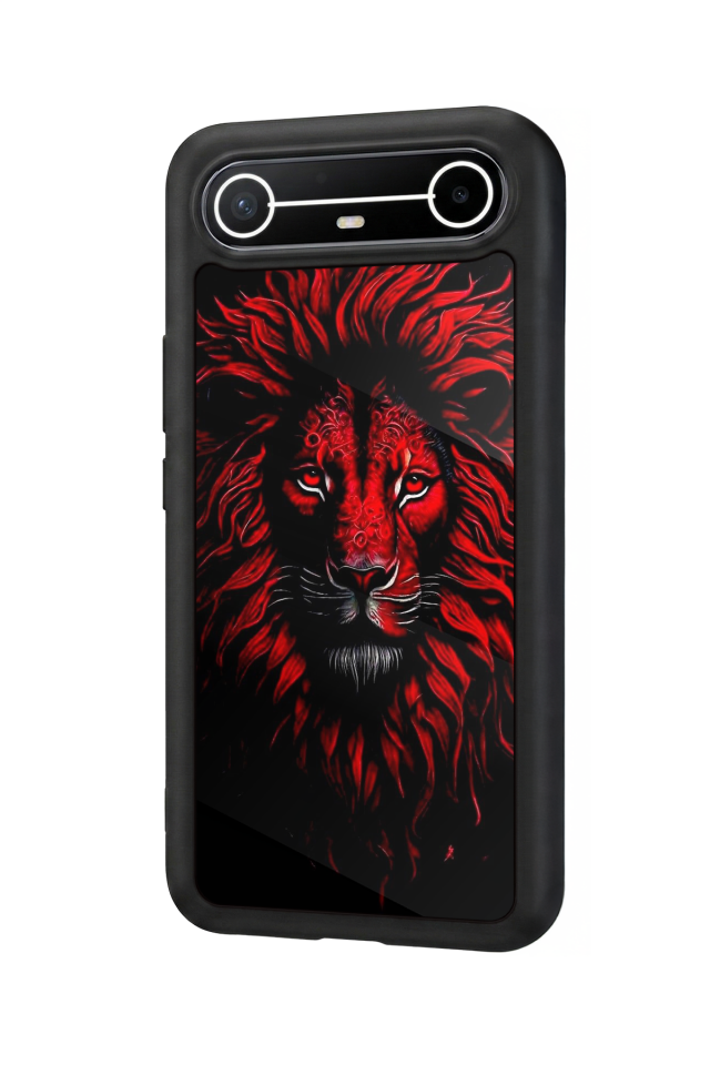 Tecno Spark Slim 5G Uyumlu Aslan Tasarımlı Glossy Premium Kılıf
