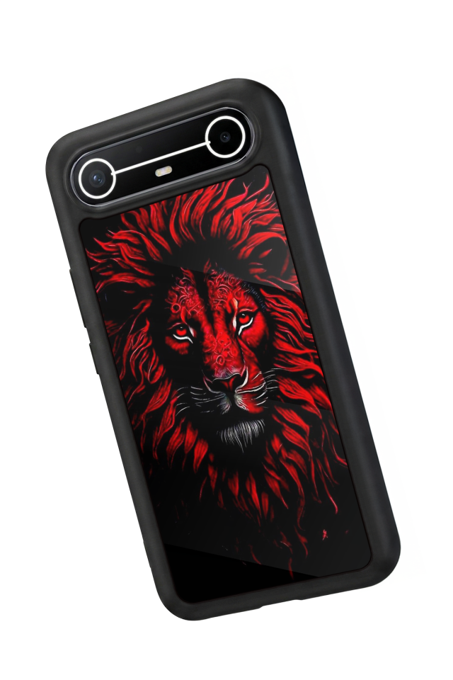 Tecno Spark Slim 5G Uyumlu Aslan Tasarımlı Glossy Premium Kılıf