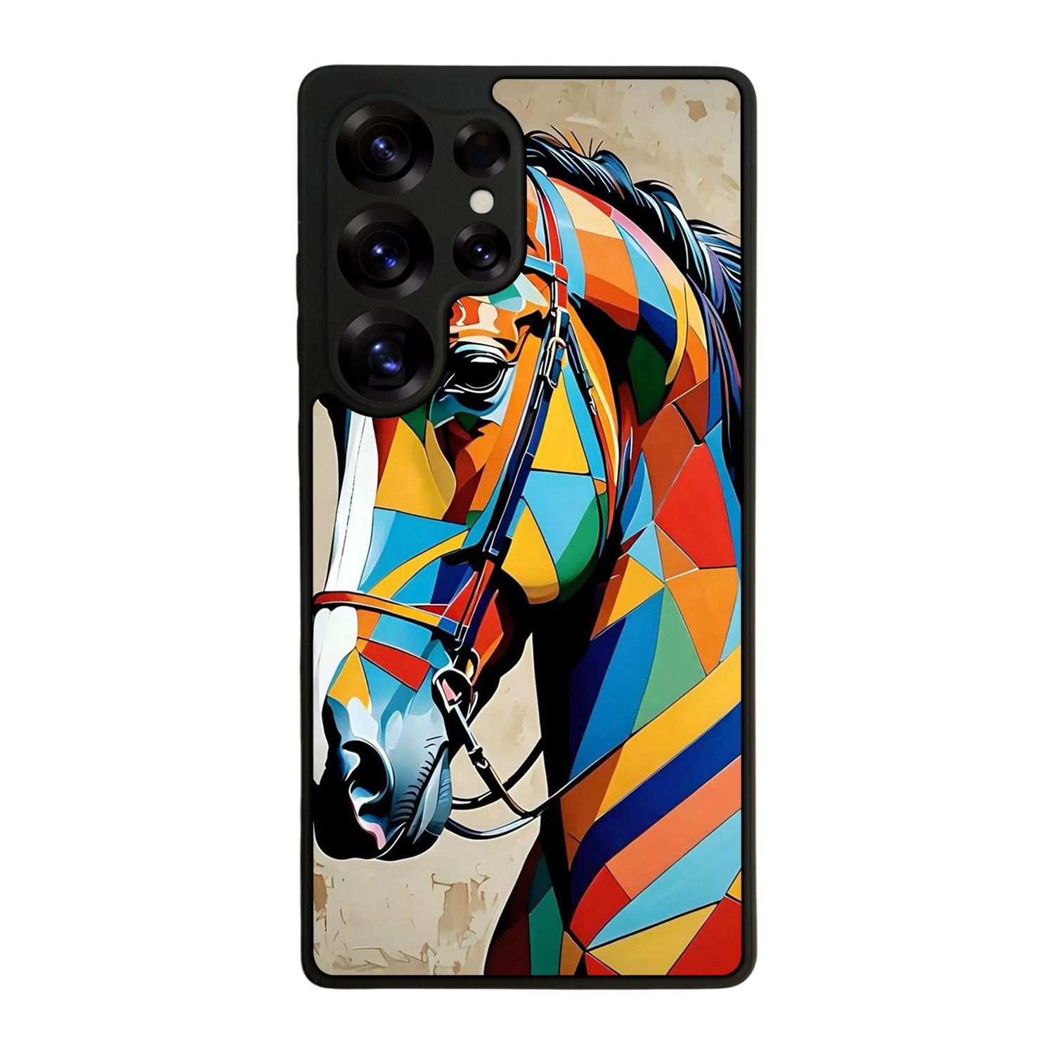 Samsung Galaxy S25 Ultra Uyumlu At Horse Tasarımlı Glossy Premium Kılıf