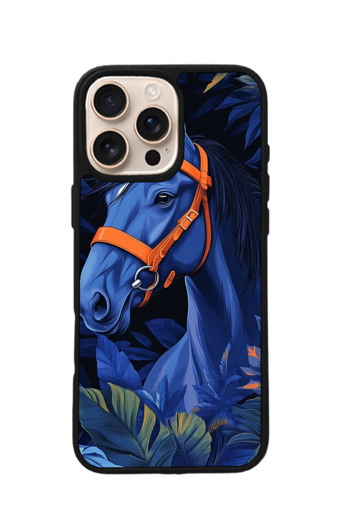 iPhone 15 Pro Uyumlu At Horse Tasarımlı Glossy Premium Kılıf