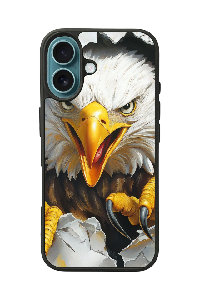 iPhone 16 Uyumlu Besiktas Tasarımlı Glossy Premium Kılıf