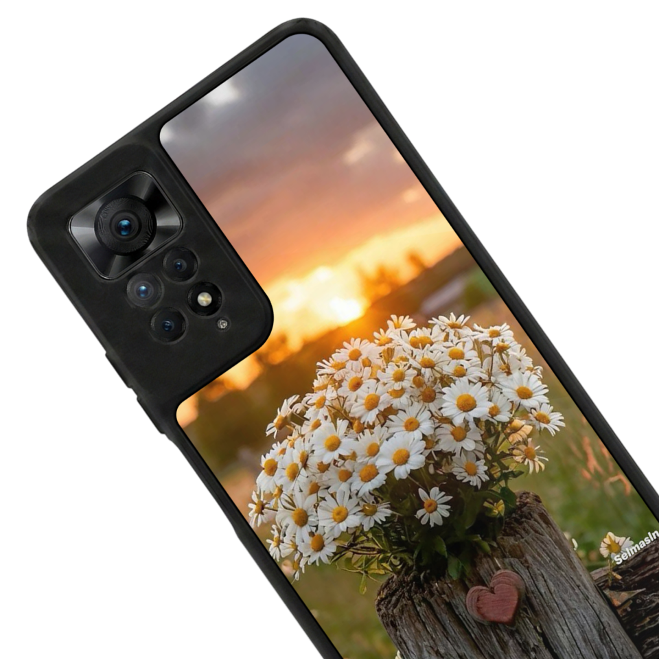 Xiaomi Redmi Note 12 Pro Uyumlu Cicek Tasarımlı Glossy Premium Kılıf