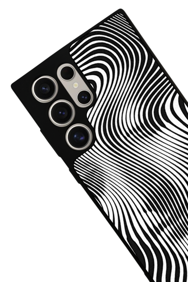 Samsung Galaxy S24 Ultra Uyumlu Çizgi Sanatı Tasarımlı Glossy Premium Kılıf