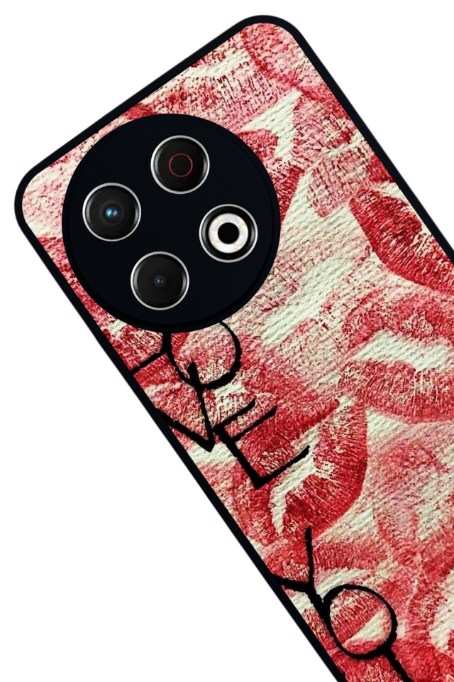 Tecno Spark 30 Pro Uyumlu Dudak Tasarımlı Glossy Premium Kılıf