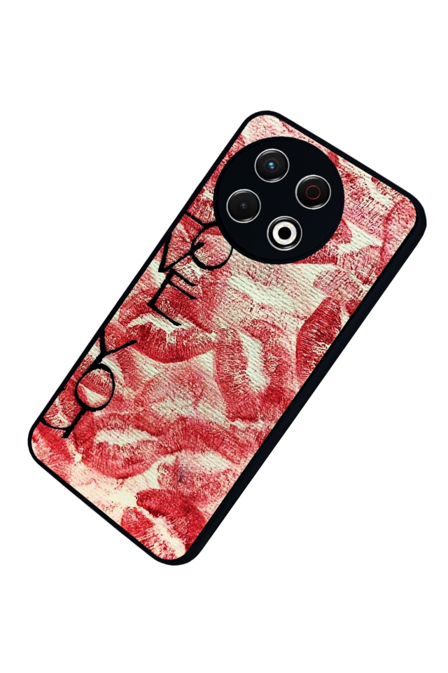 Tecno Spark 30 Pro Uyumlu Dudak Tasarımlı Glossy Premium Kılıf