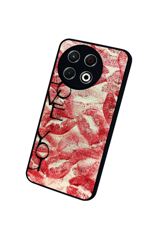 Tecno Spark 30 Pro Uyumlu Dudak Tasarımlı Glossy Premium Kılıf