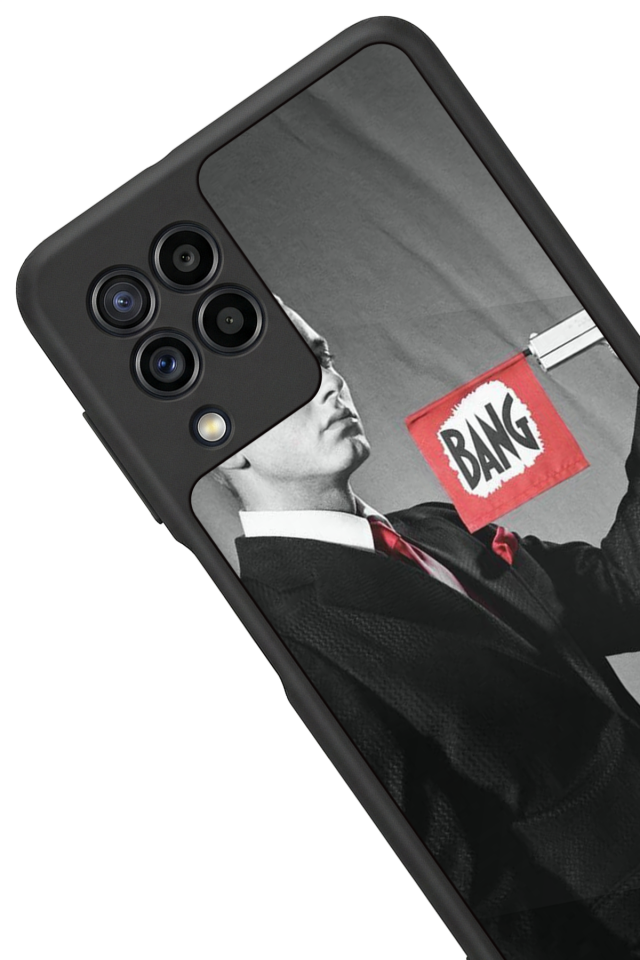 Samsung Galaxy M32 Uyumlu Eminem Tasarımlı Glossy Premium Kılıf