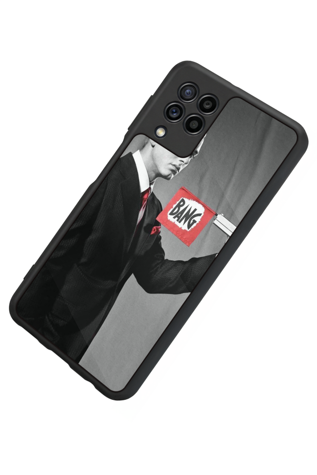 Samsung Galaxy M32 Uyumlu Eminem Tasarımlı Glossy Premium Kılıf