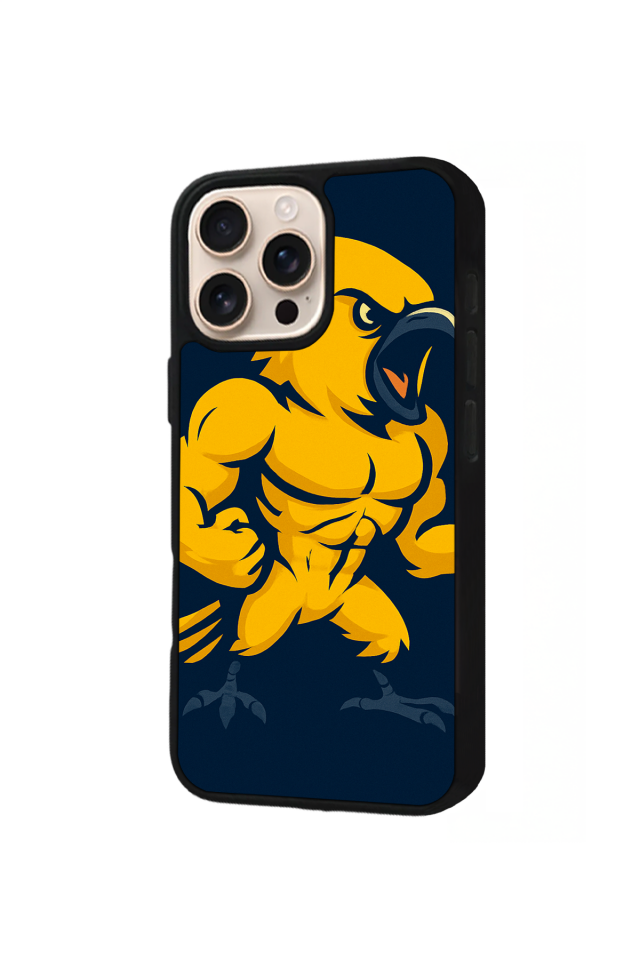 iPhone 16 Pro Uyumlu Fenerbahce Tasarımlı Glossy Premium Kılıf