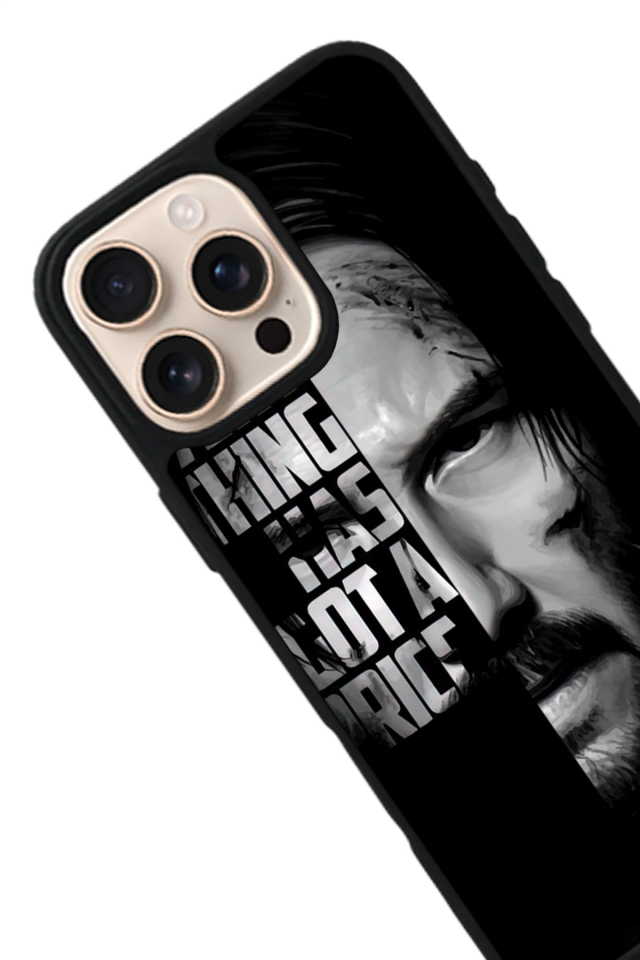 iPhone 16 Pro Max Uyumlu JohnWick Tasarımlı Glossy Premium Kılıf