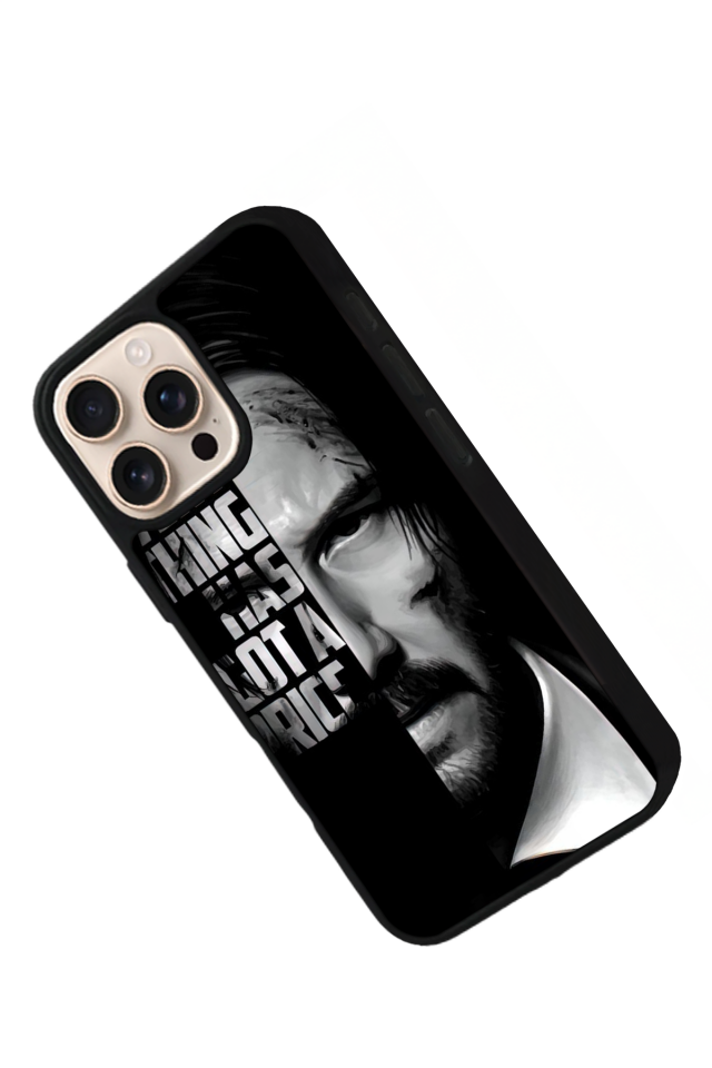 iPhone 16 Pro Max Uyumlu JohnWick Tasarımlı Glossy Premium Kılıf