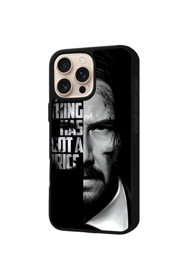 iPhone 16 Pro Max Uyumlu JohnWick Tasarımlı Glossy Premium Kılıf