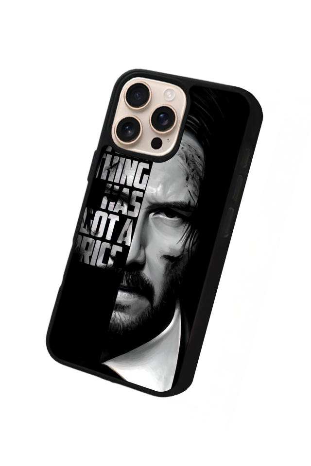 iPhone 16 Pro Max Uyumlu JohnWick Tasarımlı Glossy Premium Kılıf