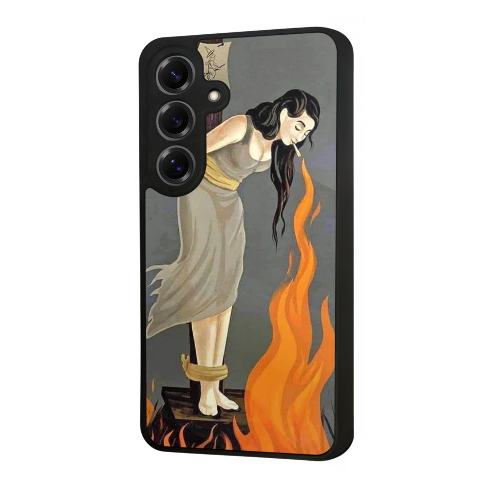 Samsung Galaxy S25 Uyumlu Kalp Love Tasarımlı Glossy Premium Kılıf
