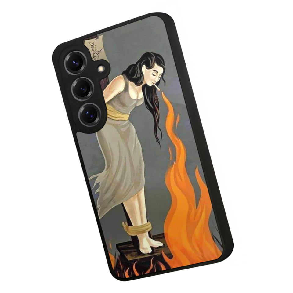Samsung Galaxy S25 Uyumlu Kalp Love Tasarımlı Glossy Premium Kılıf