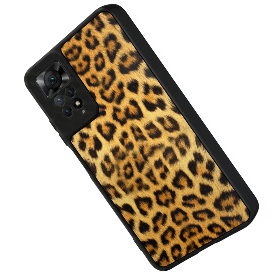 Xiaomi Redmi Note 11 Pro Uyumlu Leopar Tasarımlı Glossy Premium Kılıf