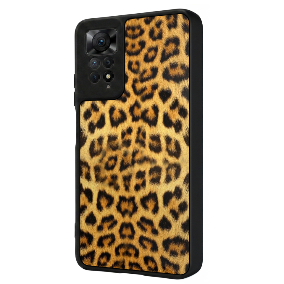 Xiaomi Redmi Note 11 Pro Uyumlu Leopar Tasarımlı Glossy Premium Kılıf