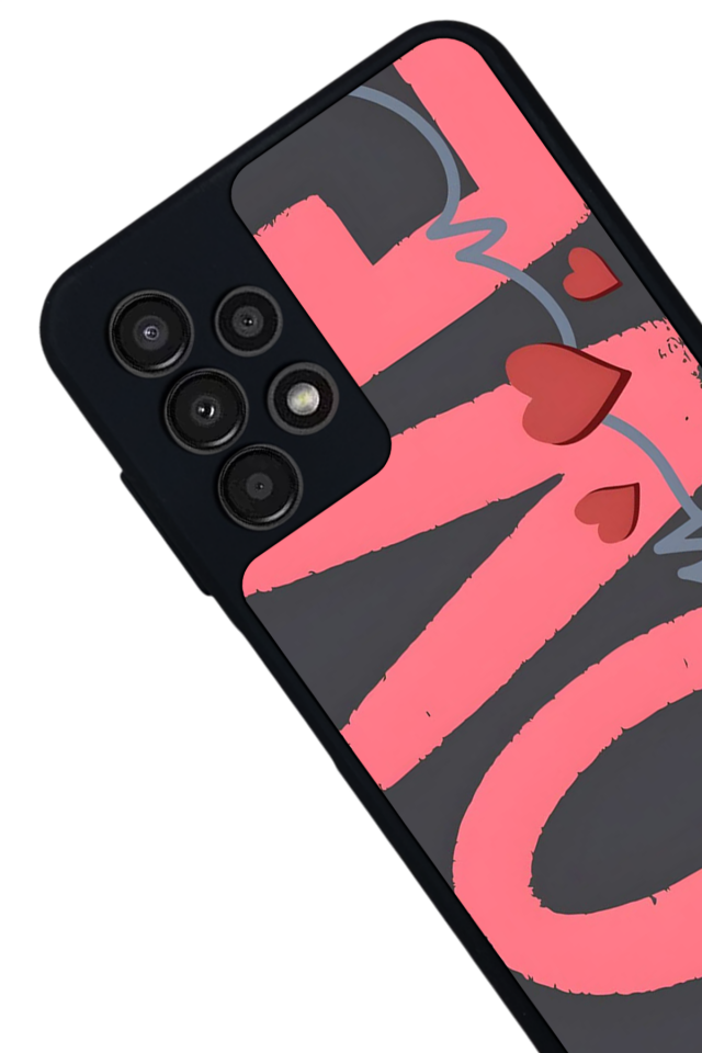 Samsung Galaxy A23 Uyumlu Love Tasarımlı Glossy Premium Kılıf