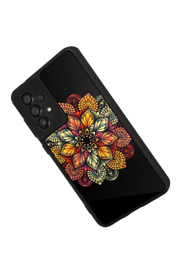 Samsung Galaxy A73 Uyumlu Mandala Tasarımlı Glossy Premium Kılıf