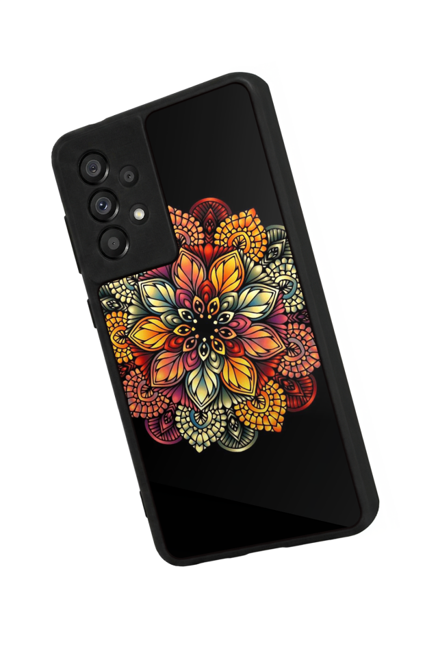 Samsung Galaxy A73 Uyumlu Mandala Tasarımlı Glossy Premium Kılıf