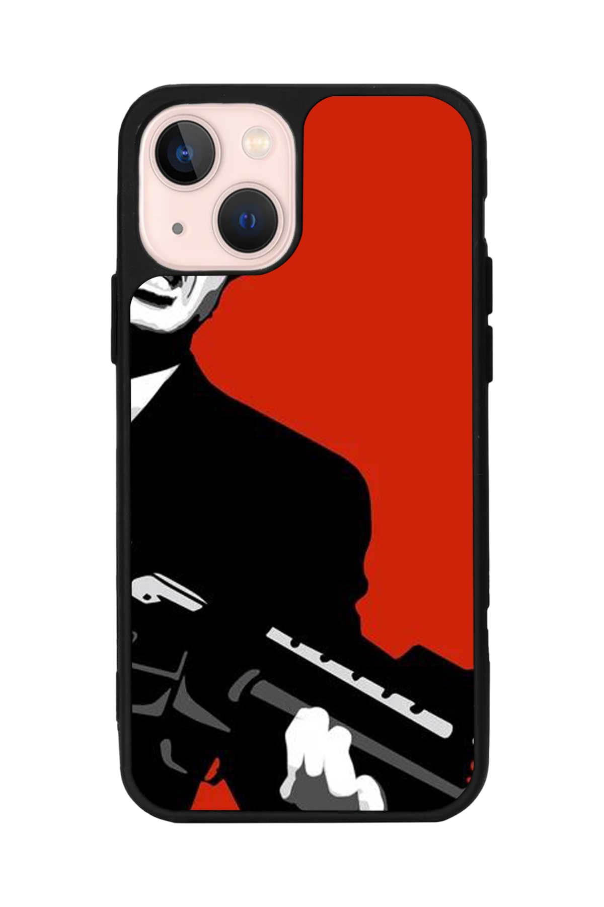 iPhone 14 Plus Uyumlu Scarface Tasarımlı Glossy Premium Kılıf