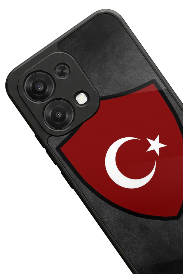 Oppo A6 Pro Uyumlu Türk Bayragi Tasarımlı Glossy Premium Kılıf