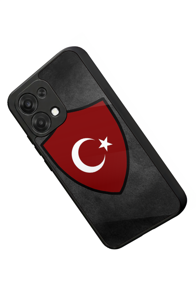 Oppo A6 Pro Uyumlu Türk Bayragi Tasarımlı Glossy Premium Kılıf