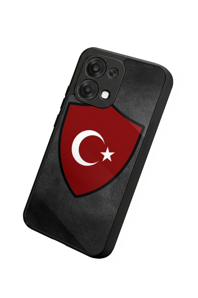Oppo A6 Pro Uyumlu Türk Bayragi Tasarımlı Glossy Premium Kılıf