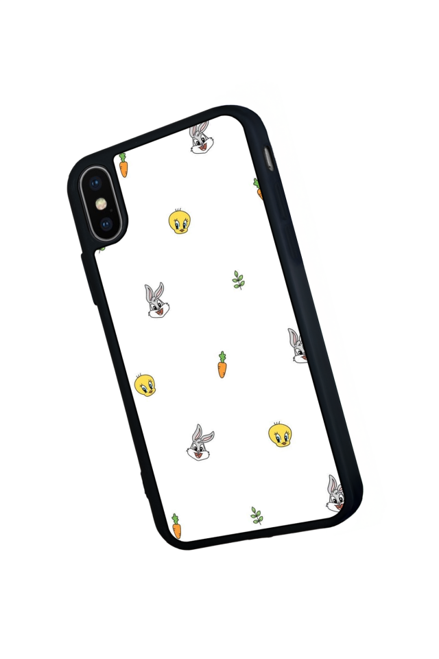 iPhone X/ XS Uyumlu Tweety Tasarımlı Glossy Premium Kılıf
