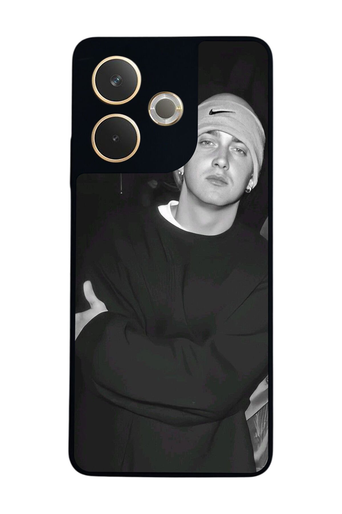 Oppo A5 Pro Uyumlu Eminem Tasarımlı Glossy Premium Kılıf