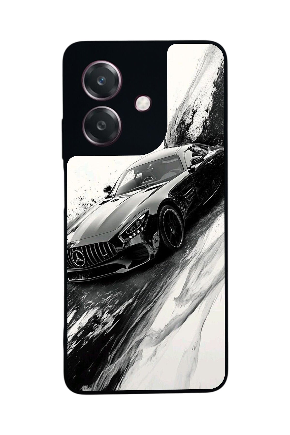 Oppo A3 5G Uyumlu Mercedes Tasarımlı Glossy Premium Kılıf