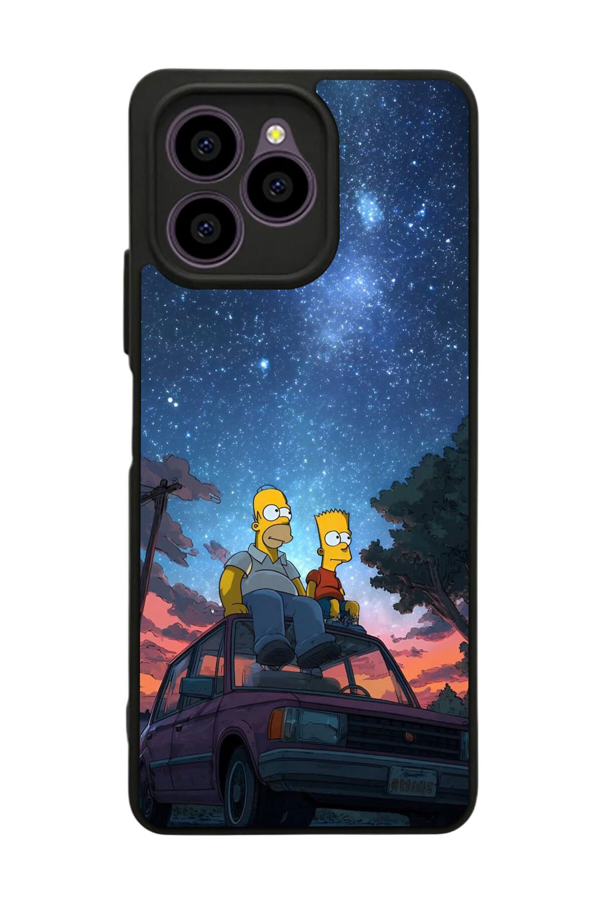 Omix X6 Uyumlu The Simpsons Tasarımlı Glossy Premium Kılıf
