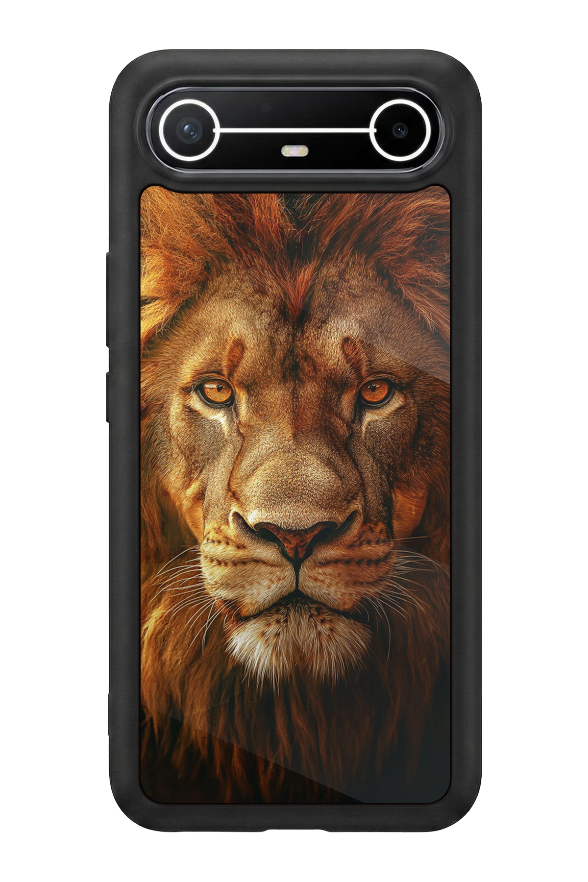 Tecno Spark Slim 5G Uyumlu Aslan Tasarımlı Glossy Premium Kılıf