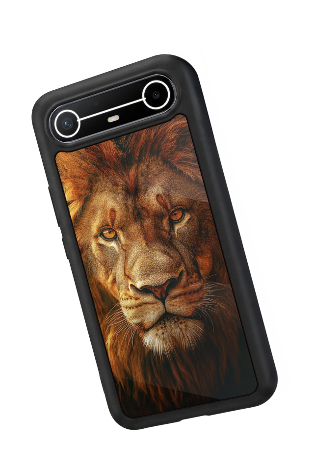 Tecno Spark Slim 5G Uyumlu Aslan Tasarımlı Glossy Premium Kılıf