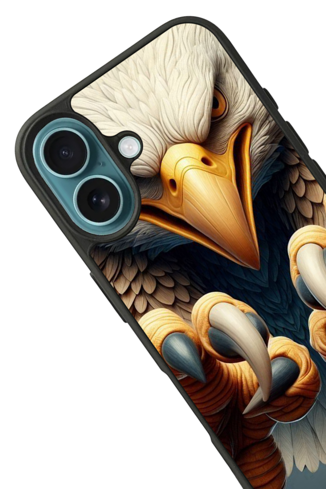 iPhone 16 Uyumlu Besiktas Tasarımlı Glossy Premium Kılıf