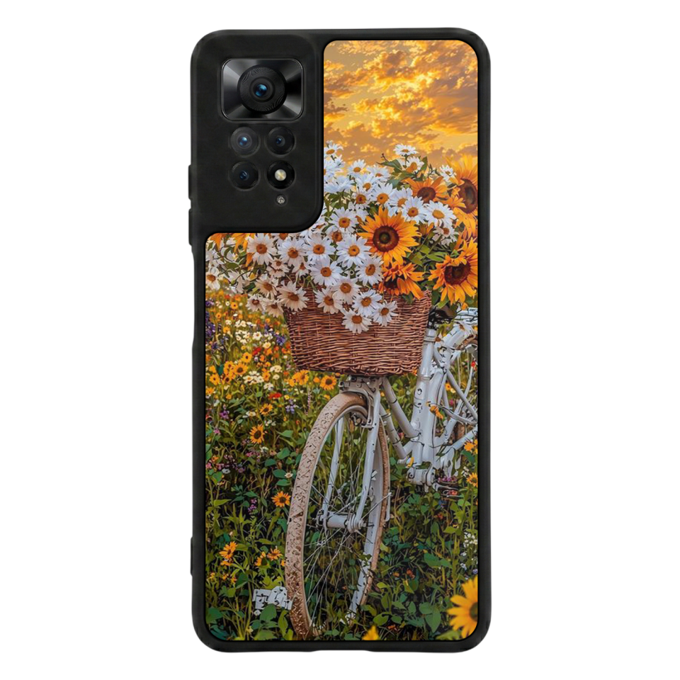 Xiaomi Redmi Note 12 Pro Uyumlu Cicek Tasarımlı Glossy Premium Kılıf