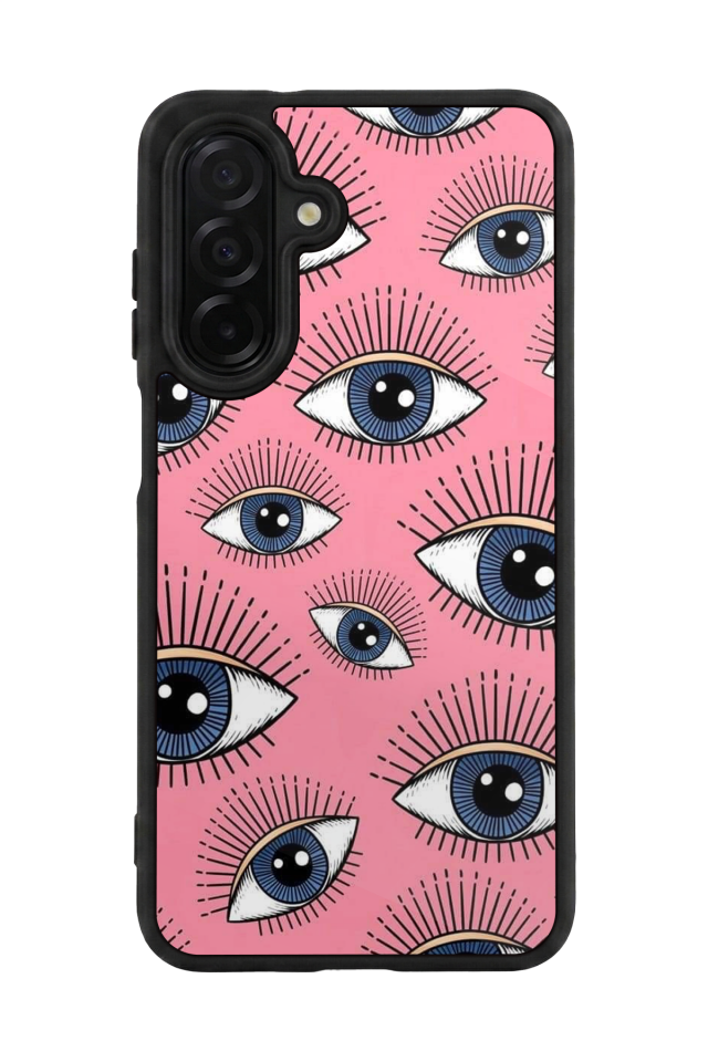 Samsung Galaxy A56 Uyumlu Göz Tasarımlı Glossy Premium Kılıf