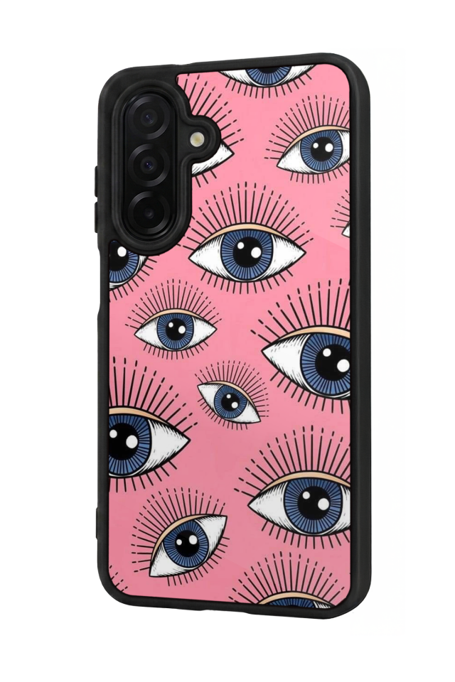 Samsung Galaxy A56 Uyumlu Göz Tasarımlı Glossy Premium Kılıf