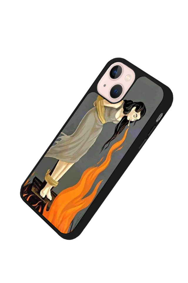 iPhone 13/14 Uyumlu Kalp Love Tasarımlı Glossy Premium Kılıf