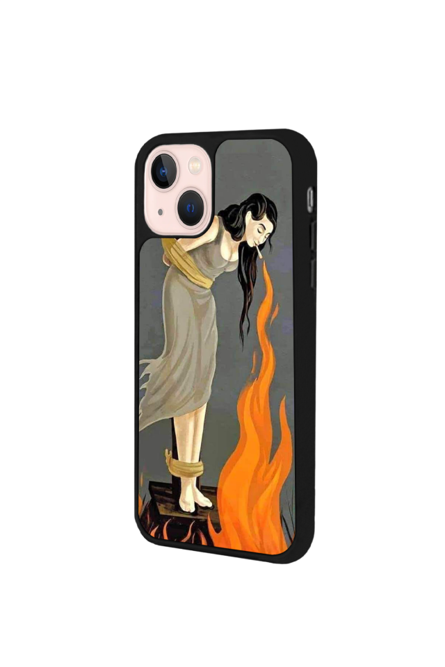 iPhone 13/14 Uyumlu Kalp Love Tasarımlı Glossy Premium Kılıf