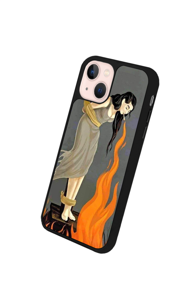 iPhone 13/14 Uyumlu Kalp Love Tasarımlı Glossy Premium Kılıf