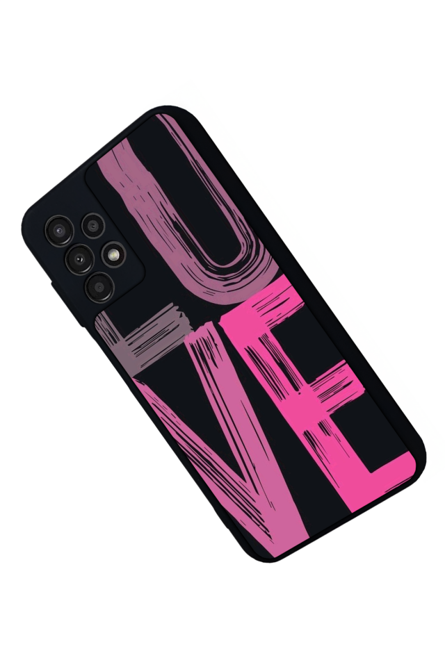Samsung Galaxy A23 Uyumlu Love Tasarımlı Glossy Premium Kılıf