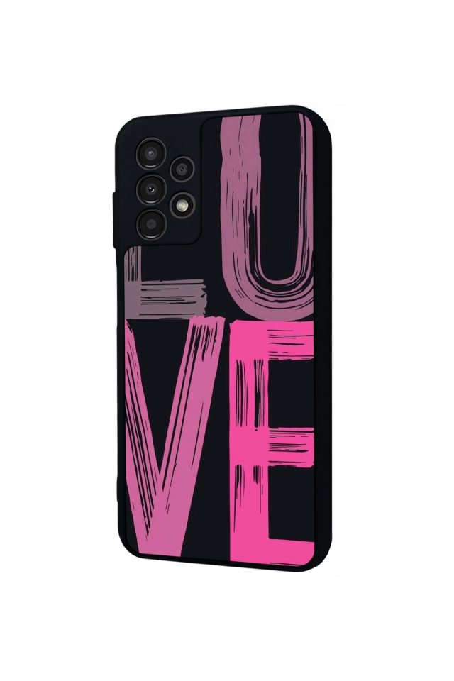 Samsung Galaxy A23 Uyumlu Love Tasarımlı Glossy Premium Kılıf