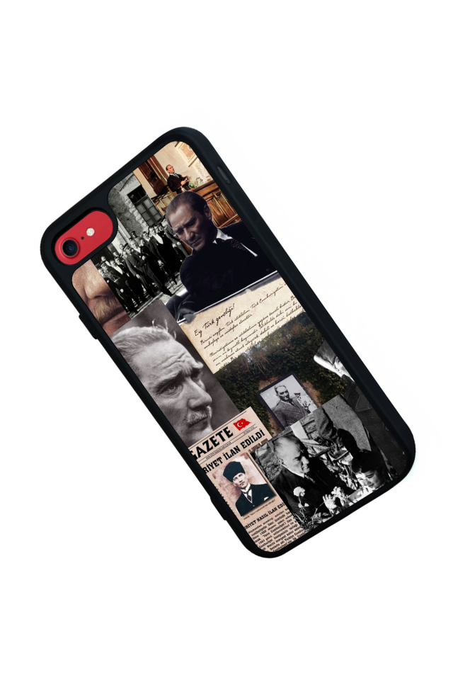 iPhone SE Uyumlu Mustafa Kemal Ataturk Tasarımlı Glossy Premium Kılıf
