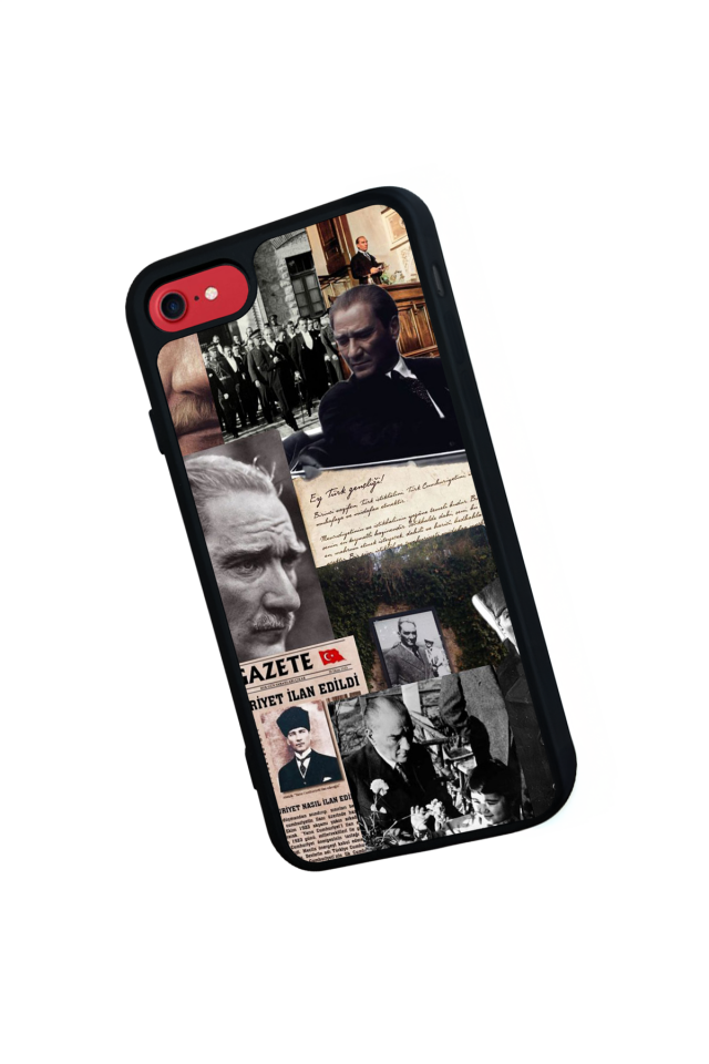 iPhone SE Uyumlu Mustafa Kemal Ataturk Tasarımlı Glossy Premium Kılıf