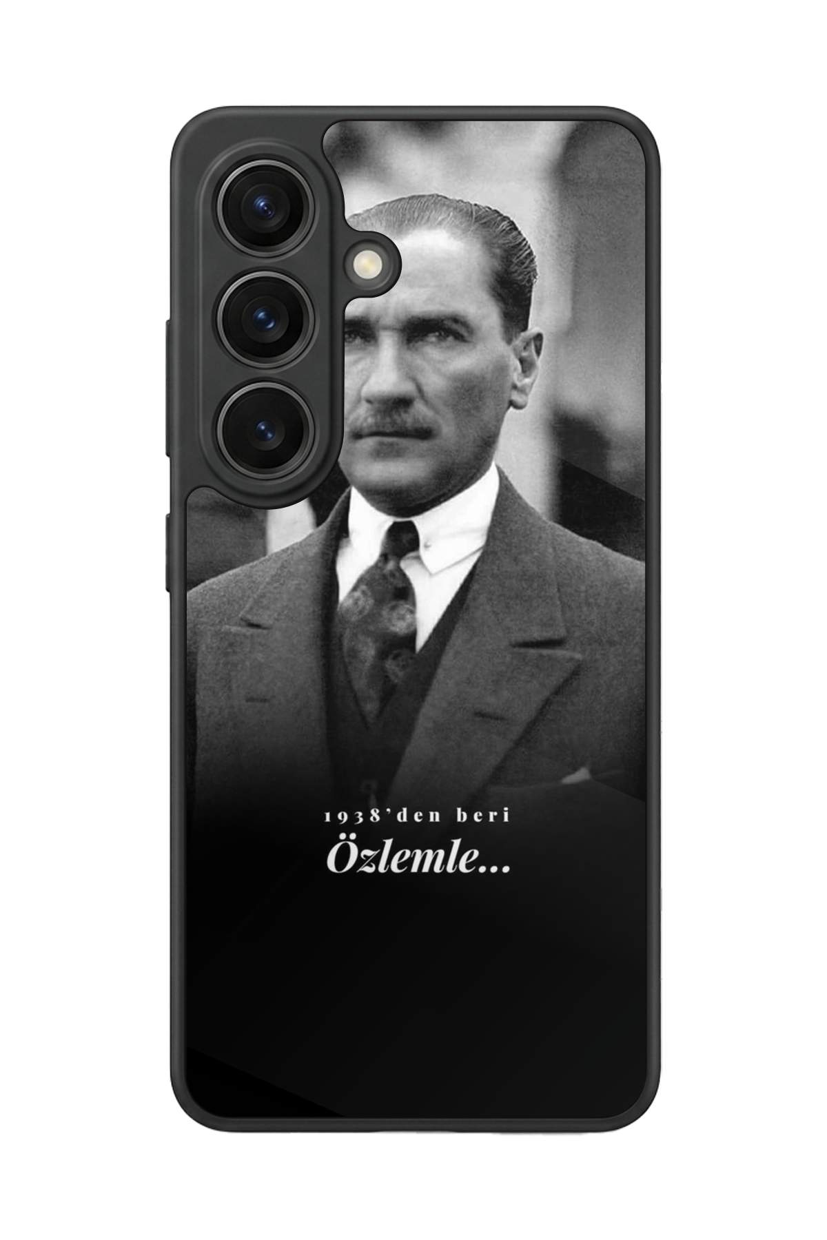 Samsung Galaxy S26 Uyumlu Mustafa Kemal Ataturk Tasarımlı Glossy Premium Kılıf